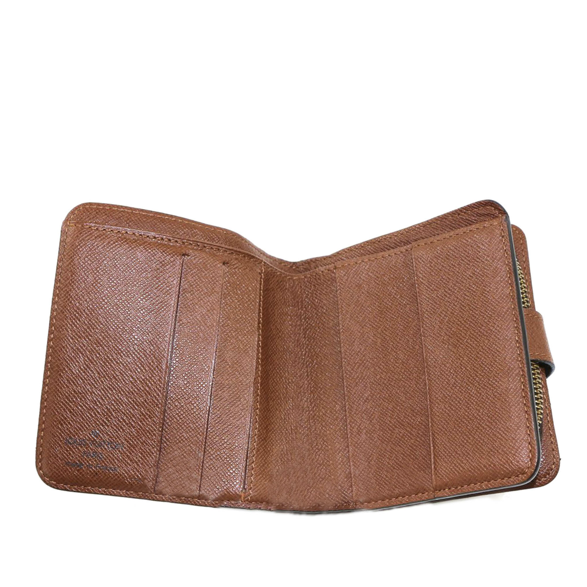 Shop Louis Vuitton MONOGRAM Monogram Unisex Leather Folding Wallet Small  Wallet Logo by jupiter2021